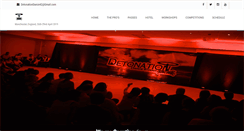 Desktop Screenshot of detonationdance.com